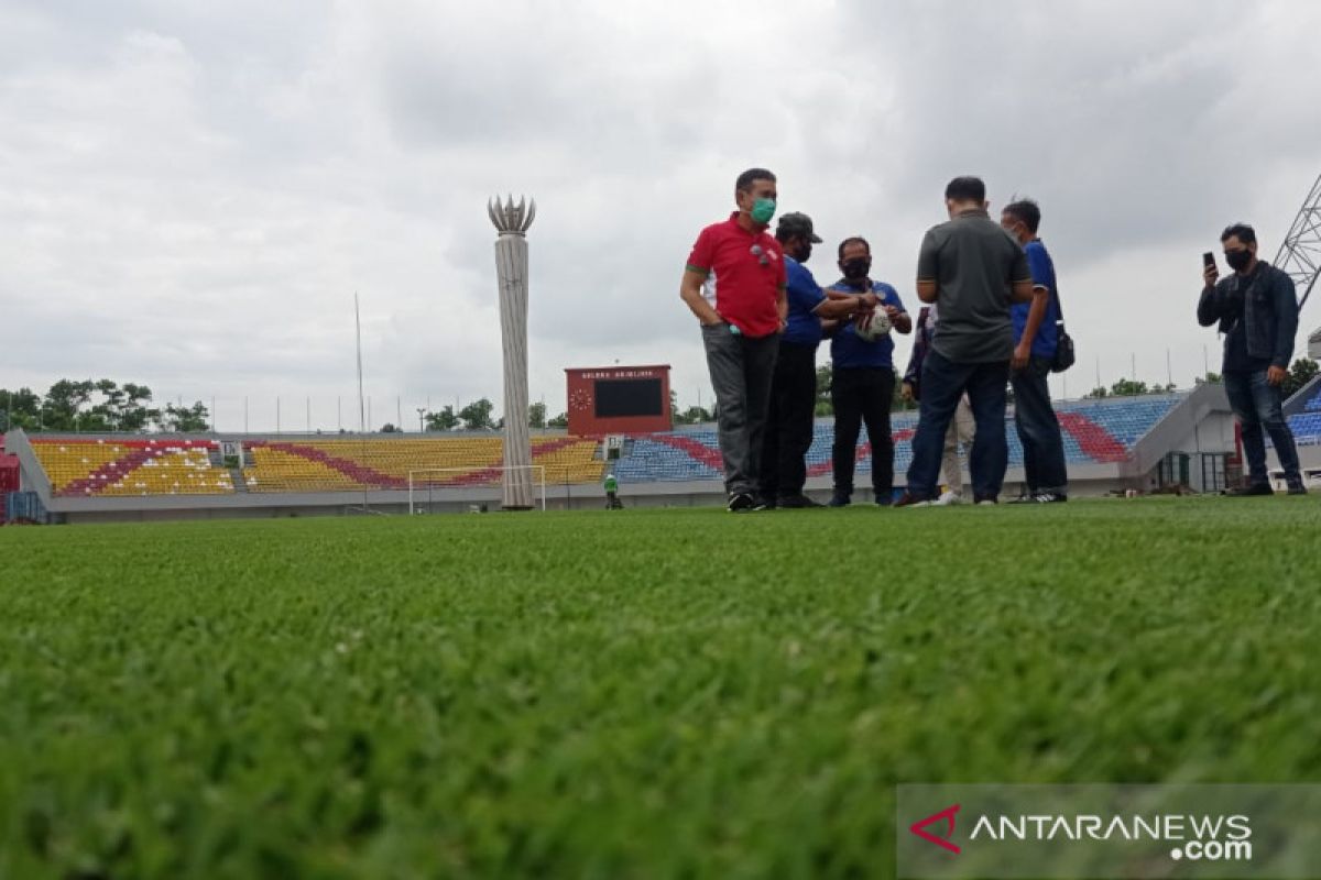 Perbaikan rumput Stadion Jakabaring sudah 75 persen