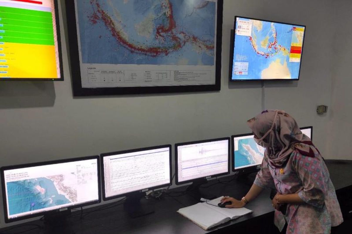 Pekan pertama Oktober terjadi 40  gempa di Sumatera bagian Utara