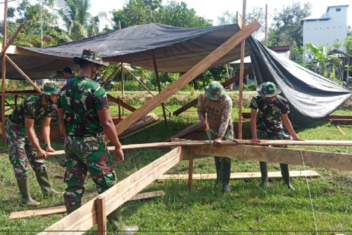 Pembangunan Pos Terpadu Sudah Capai 30 Persen