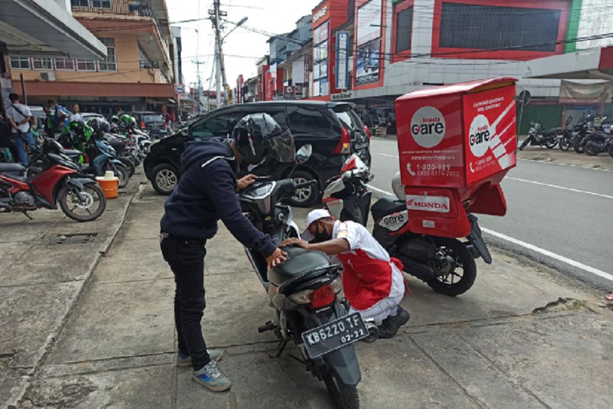 Honda care permudah konsumen service di mana saja