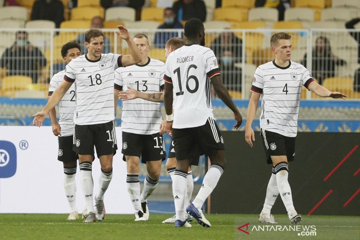 Jerman raih kemenangan perdana tundukkan tuan rumah  Ukraina 2-1