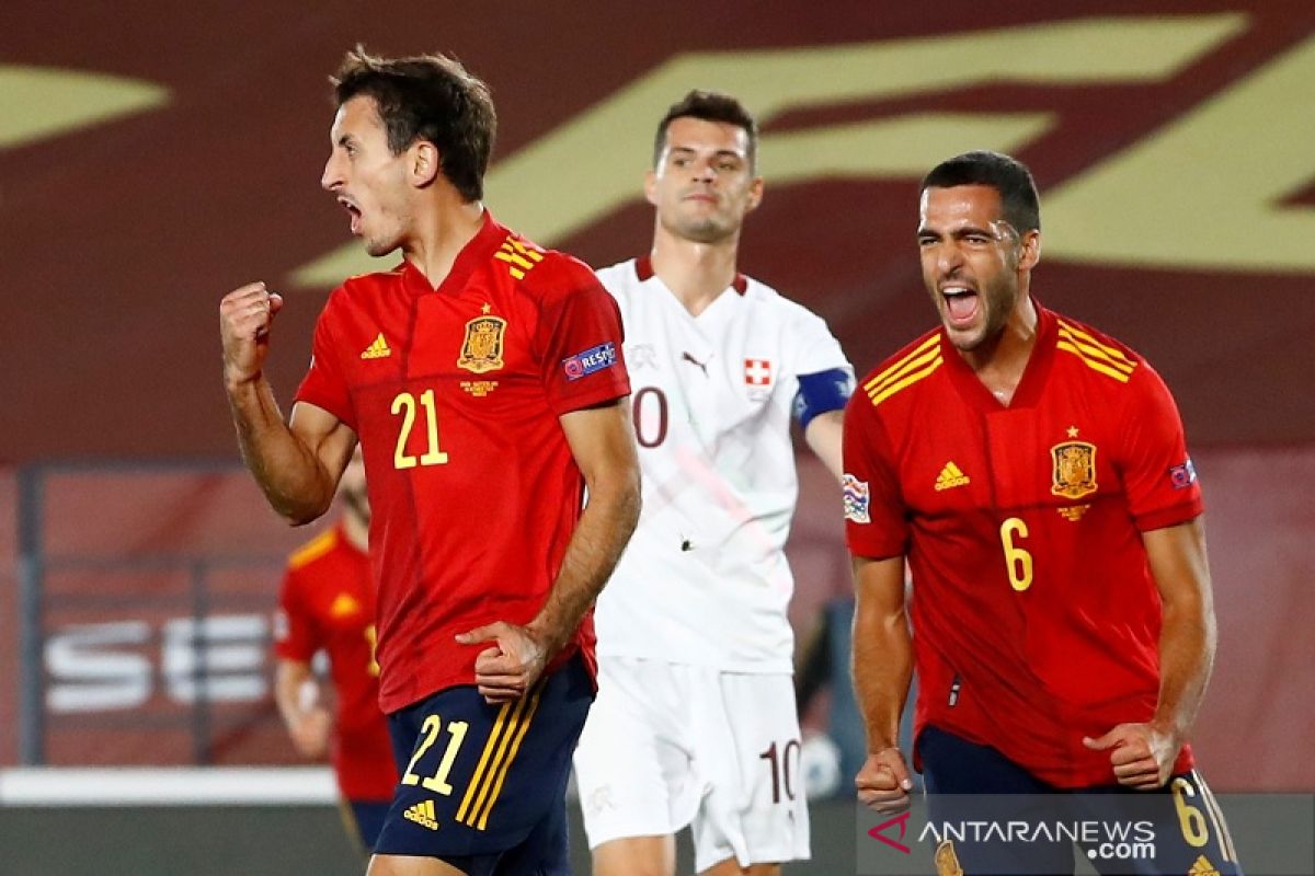 Spanyol atasi Swiss di UEFA Nations League