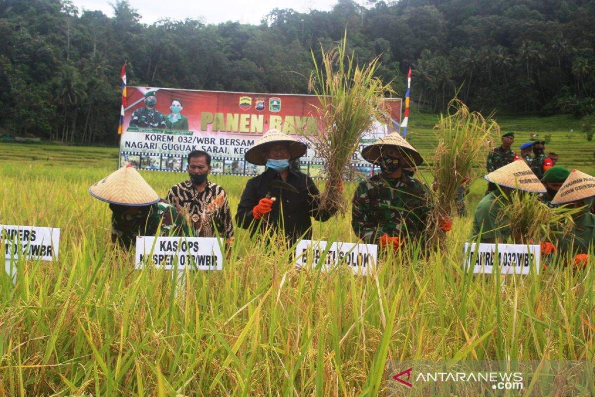 Pemkab Solok apresiasi Kodim 0309 Solok gelar kegiatan panen raya