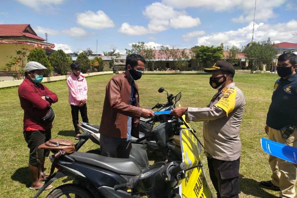 Polres Jayawijaya kembalikan 184 motor curian