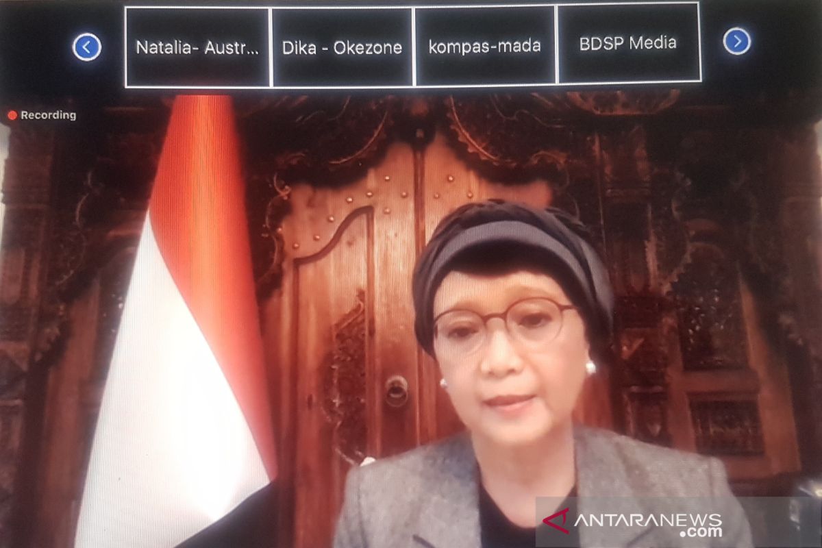 Menlu Retno Marsudi dalami kerja sama vaksin COVID-19 dengan Inggris, Swiss