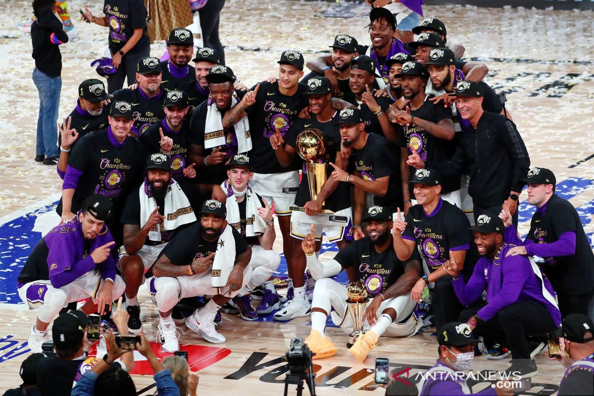 Simak perjalanan Lakers menuju gelar juara NBA 2020