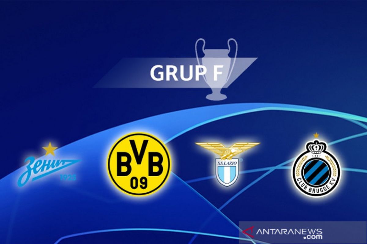 Grup F Liga Champions: Dortmund dan Lazio berpeluang  melenggang mulus