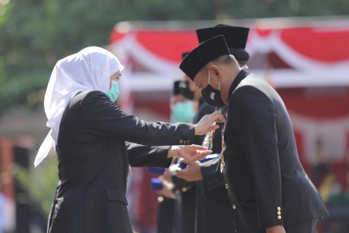 Hari Jadi Ke-75 Jatim, Gubernur ajak bangun tekad atasi dampak pandemi COVID-19