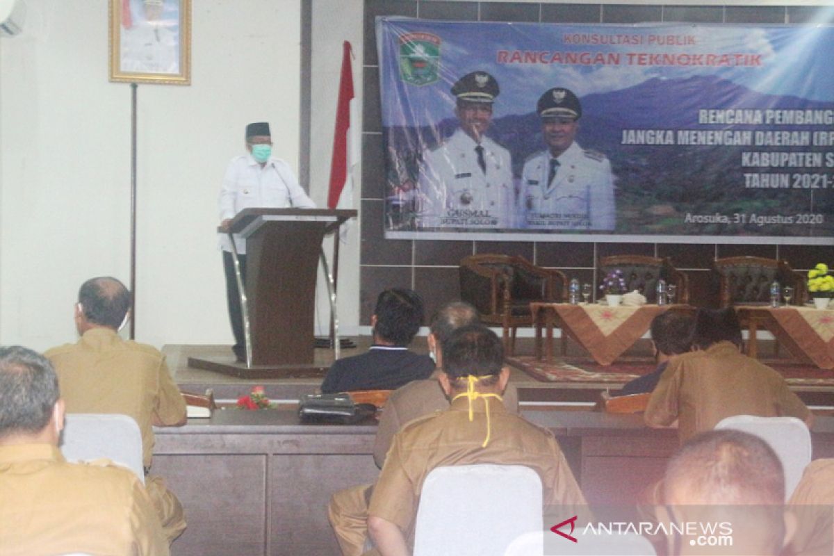 Pemkab Solok membuka secara resmi konsultasi publik rancangan teknokratik RPJMD 2021-2026