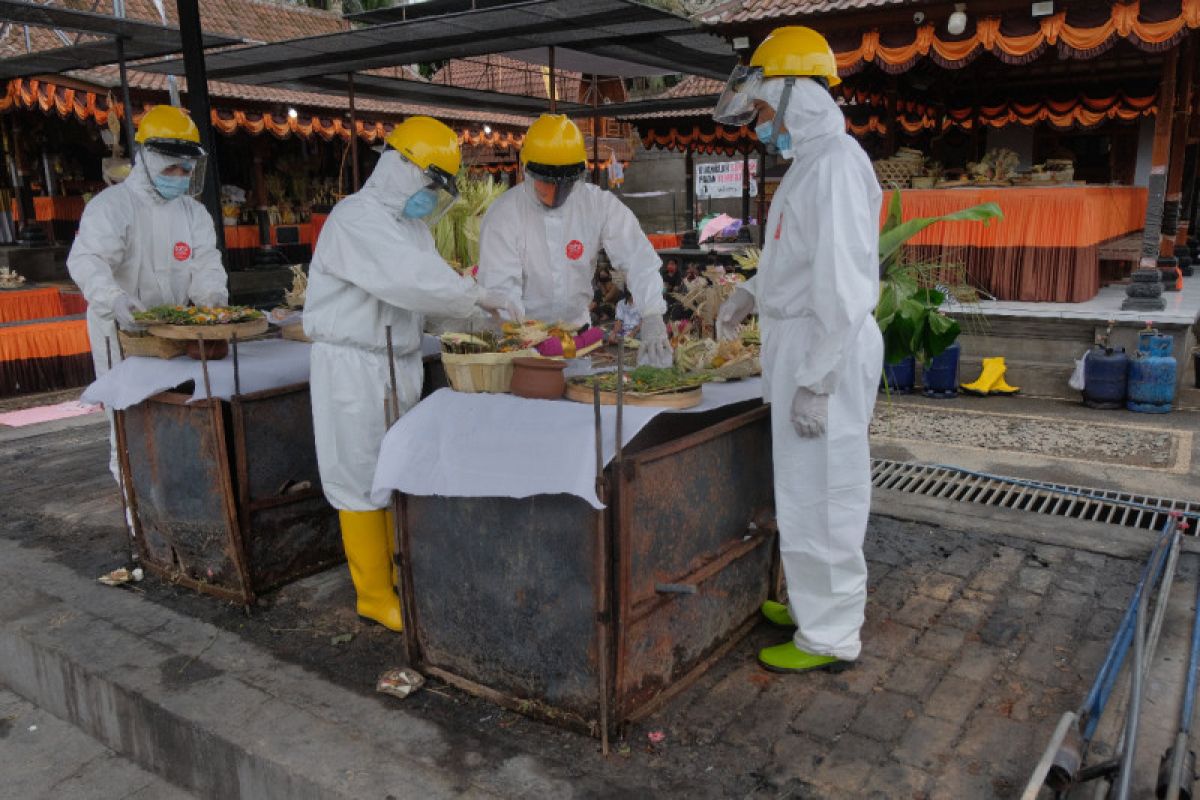 75 persen yang dikremasi di Bebalang-Bangli terkait COVID-19