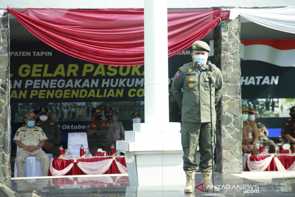 Direktur Pol PP Kemendagri pimpin apel pasukan di Tapin