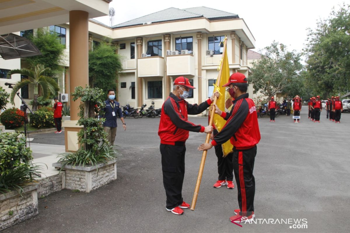 Bupati HST lepas 165 kontingen POPDA dengan target peringkat tujuh