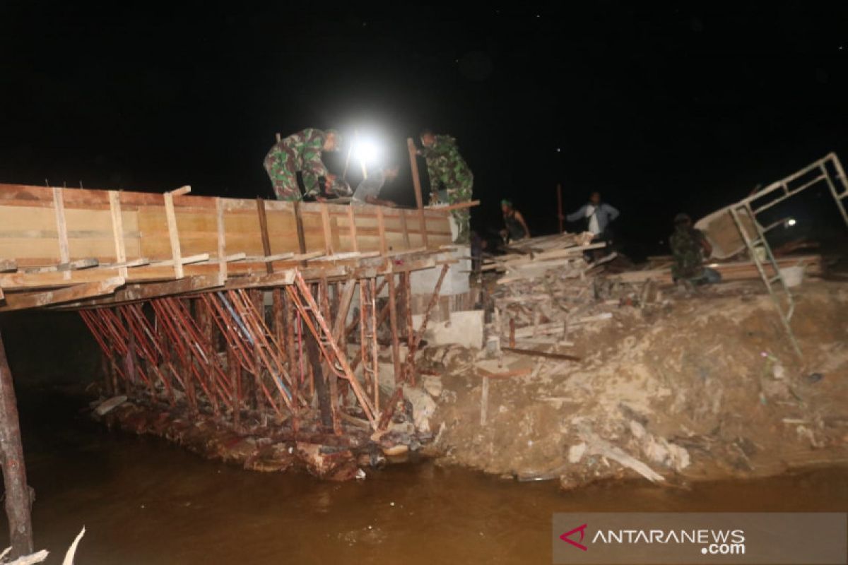 Satgas TMMD maksimalkan pengerjaan jembatan di Tarakan