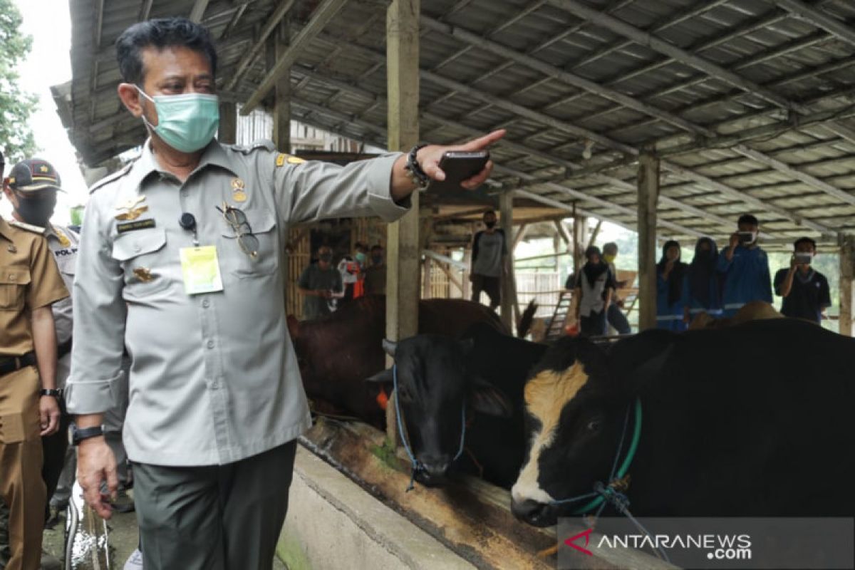 Puji ketahanan pangan Sukabumi, Mentan: Perkuat akselerasi pertanian