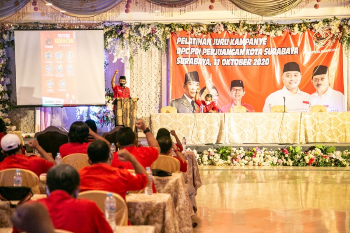 PDIP latih tim kampanye pemenangan Eri-Armuji pada  Pilkada Kota Surabaya