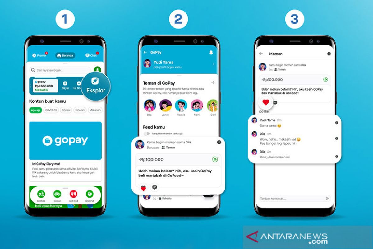 GoPay hadirkan fitur baru GoPay Feed