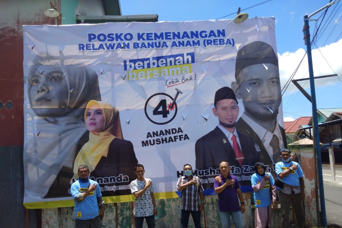 Relawan Banua Anam hadir untuk Ananda-Mushaffa