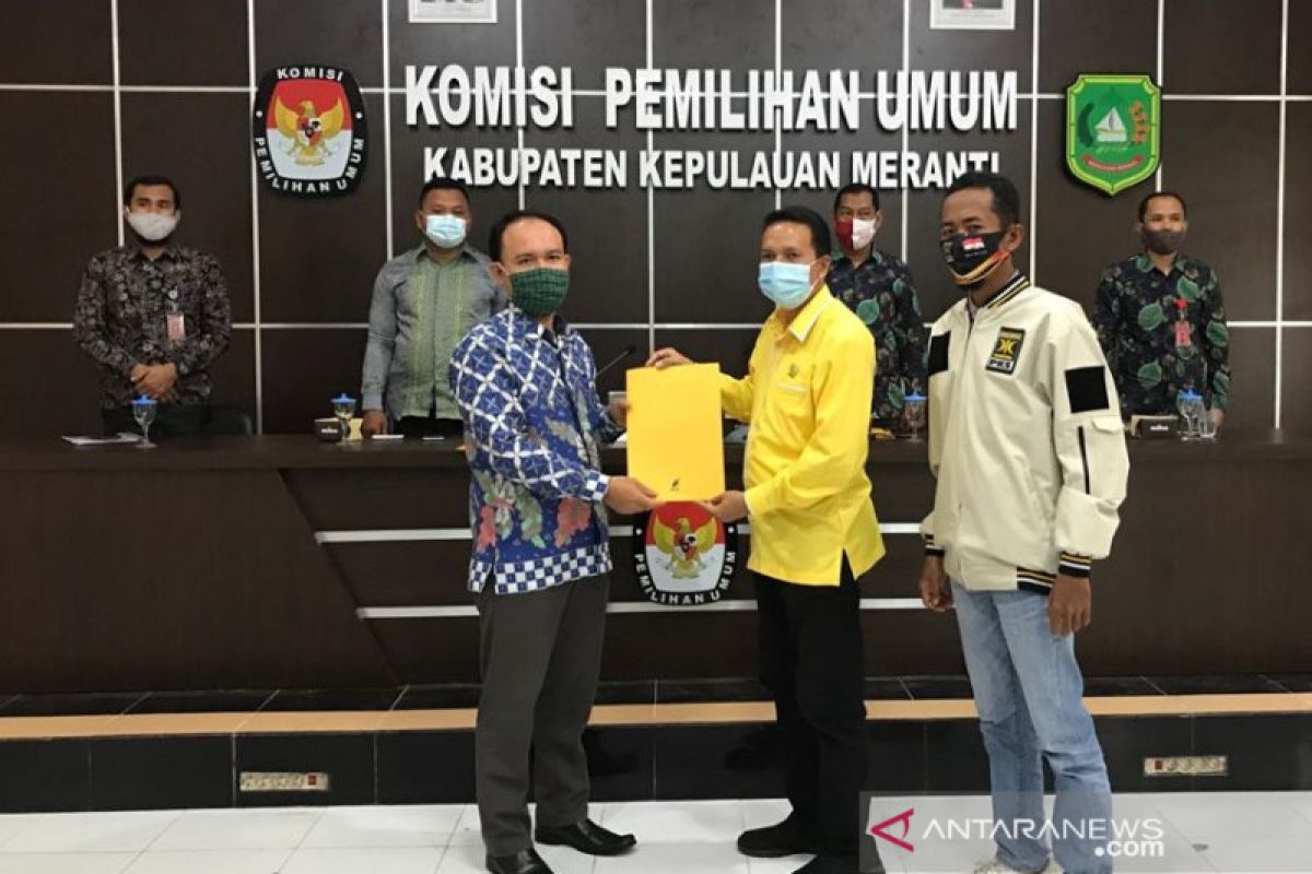 KPU Meranti tetapkan pasangan calon Bersabar usai sembuh dari COVID-19