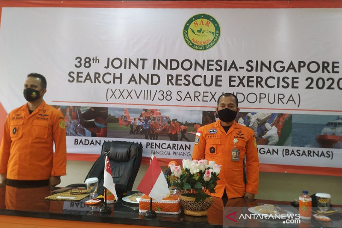 Basarnas-SAR Singapura latihan bersama tangani kecelakaan pelayaran