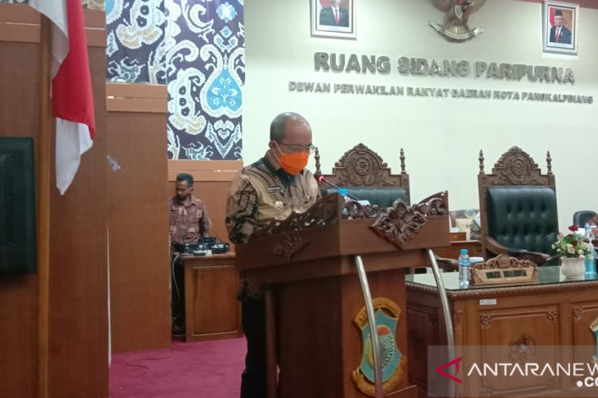 Molen Sampaikan Propemperda Kota Pangkalpinang Tahun 2021