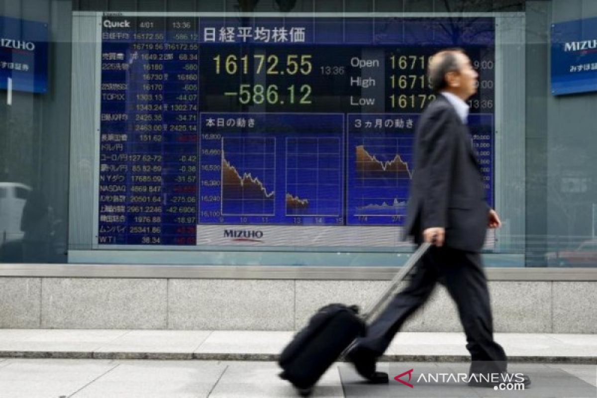 Saham Tokyo dibuka lebih rendah di tengah kekhawatiran stimulus AS