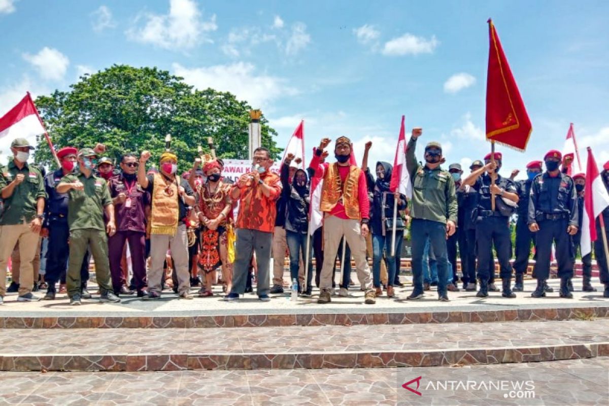 Ormas di Kalteng siap amankan daerah dan tindak oknum pembuat gaduh