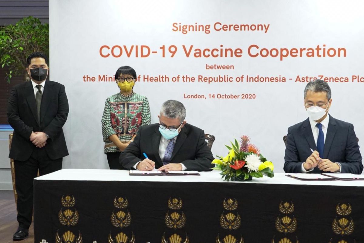 Pemerintah Indonesia amankan 100 juta dosis vaksin COVID-19 AstraZeneca