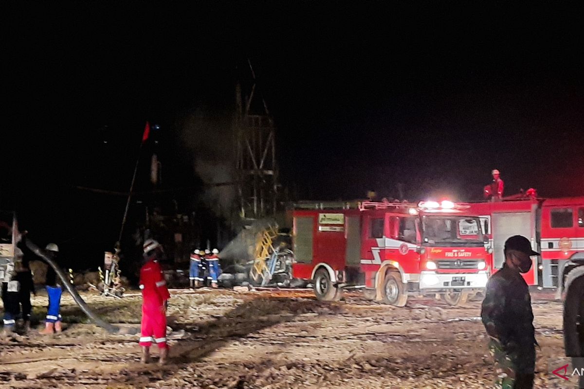 Sumur minyak Pertamina di Lopak Alai Muarojambi terbakar, seorang alami luka