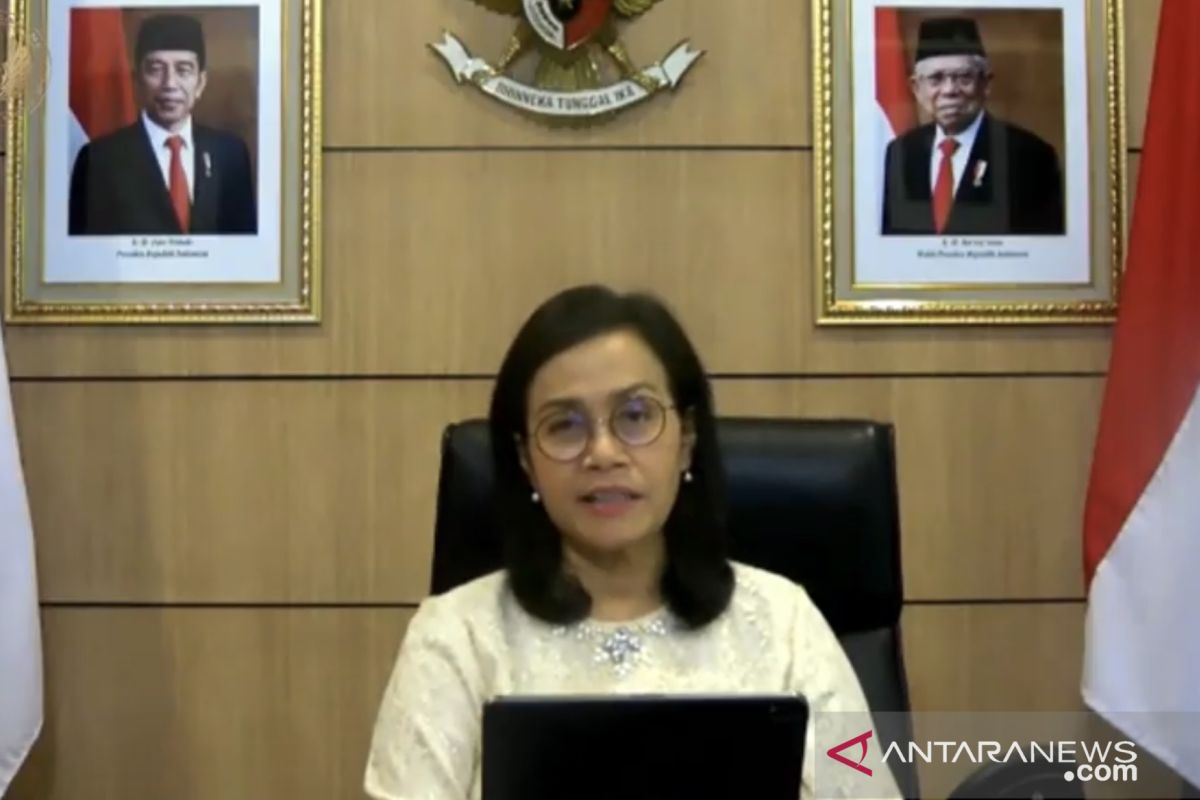 Sri Mulyani sebut pandemi memaksa masyarakat lakukan transformasi digital