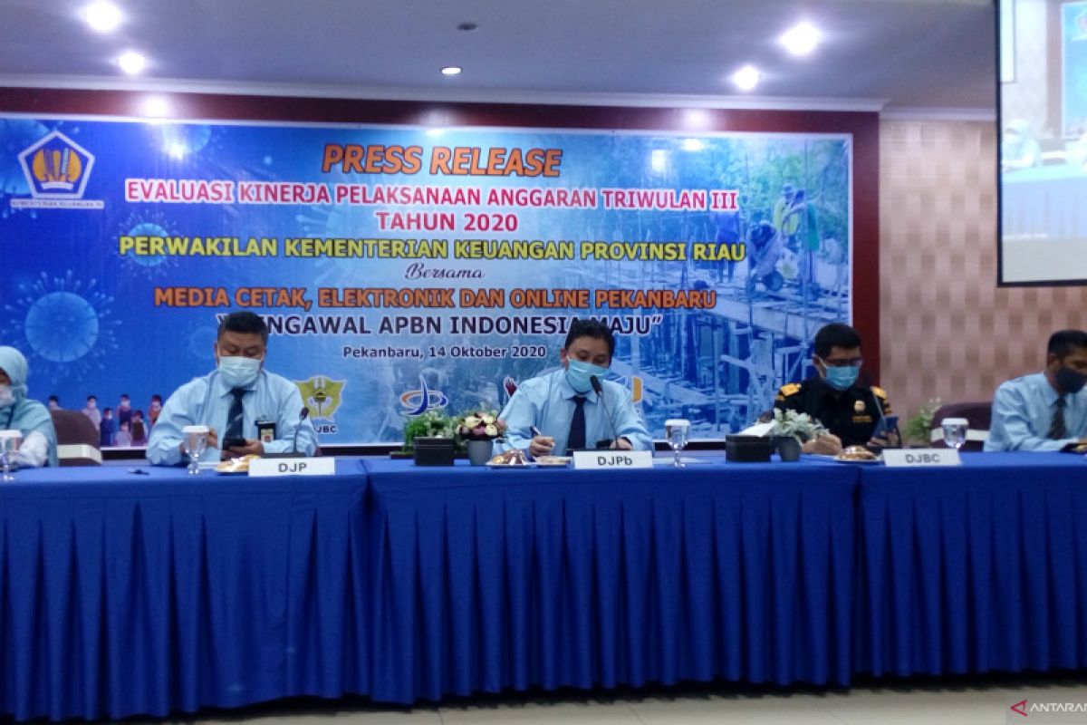 Belanja APBN di Riau tumbuh 5,01 persen walau pandemi COVID-19