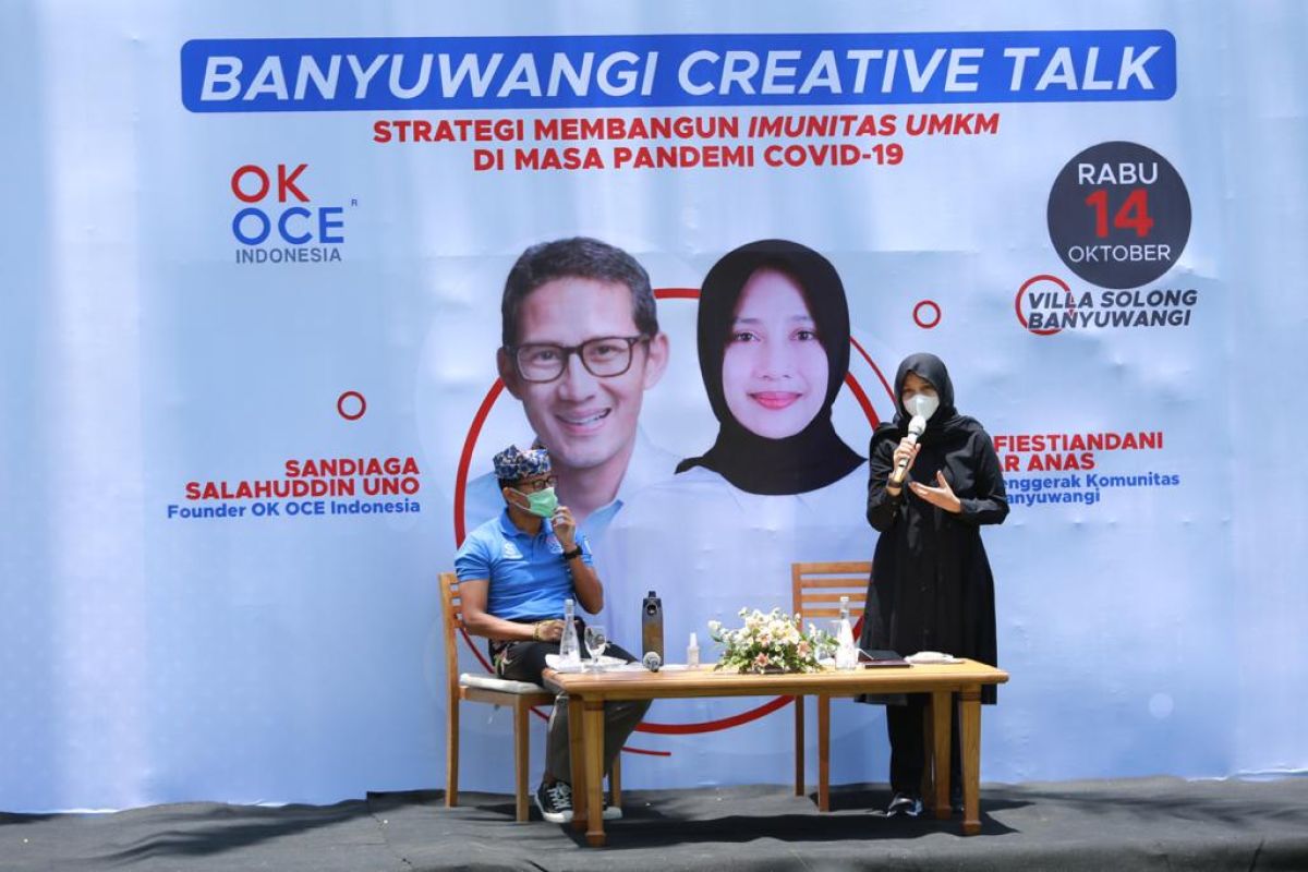 Sandiaga Uno siap jadi mentor program UMKM Naik Kelas di Banyuwangi