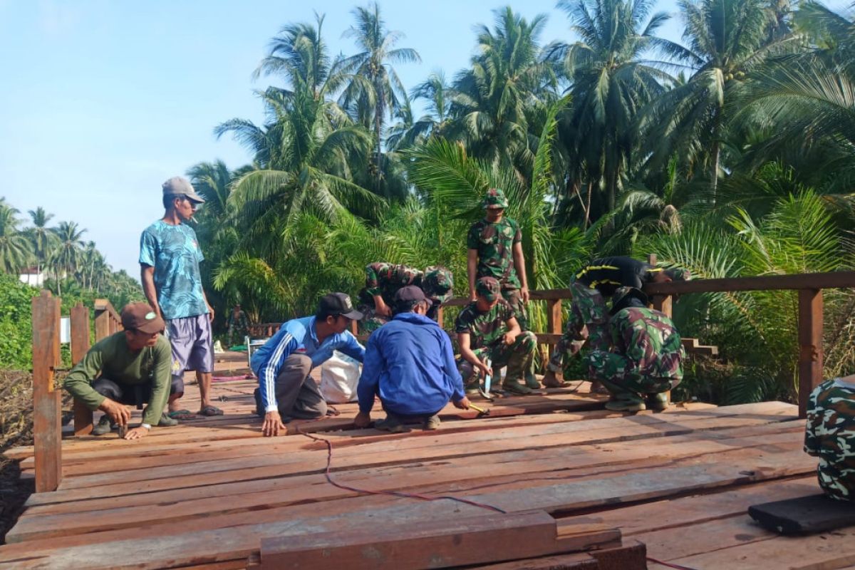 Semangat selesaikan tugas Satgas TMMD makin bergelora