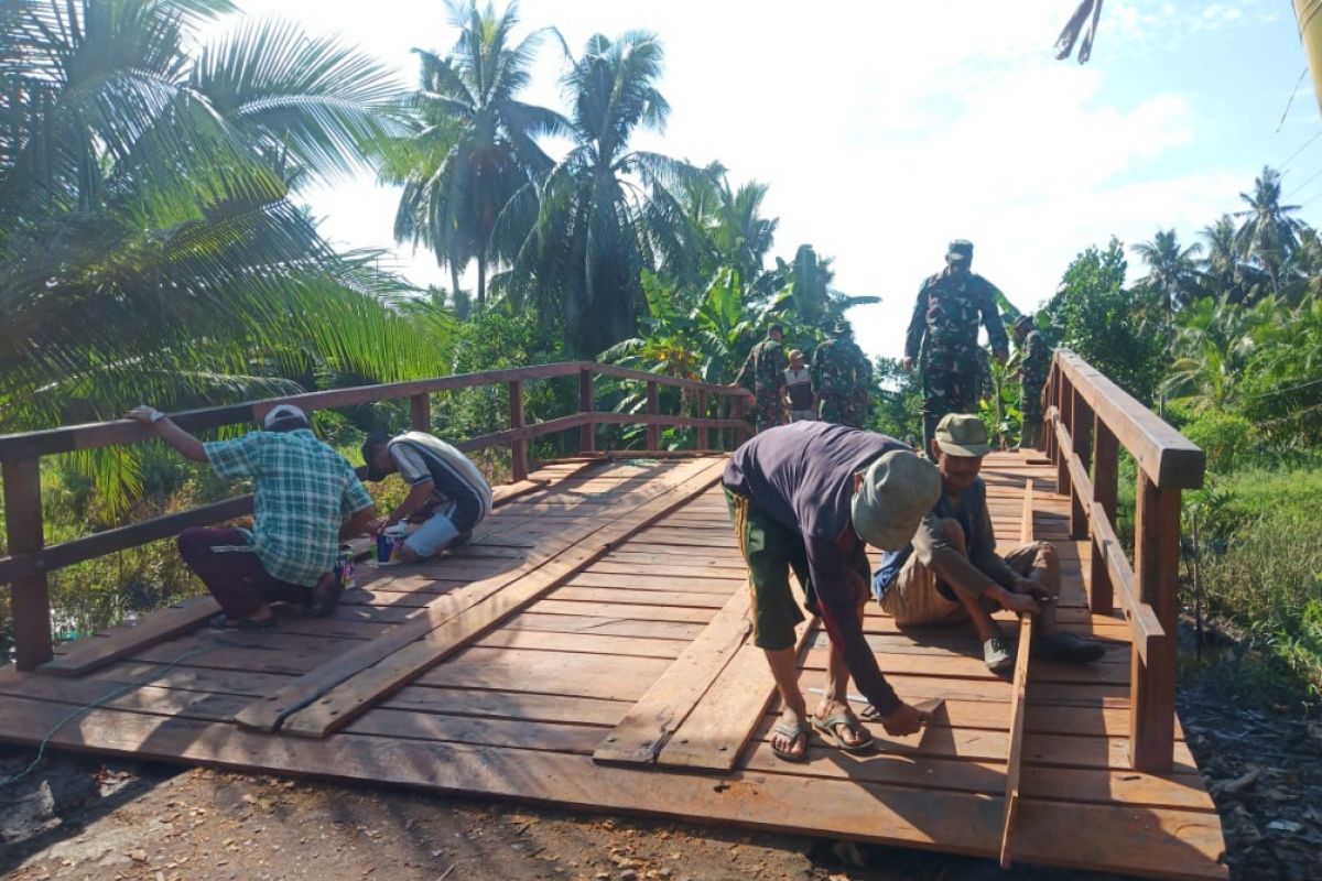 Jembatan Handil Gayam sudah siap dilalui masyarakat Pulau Hanaut