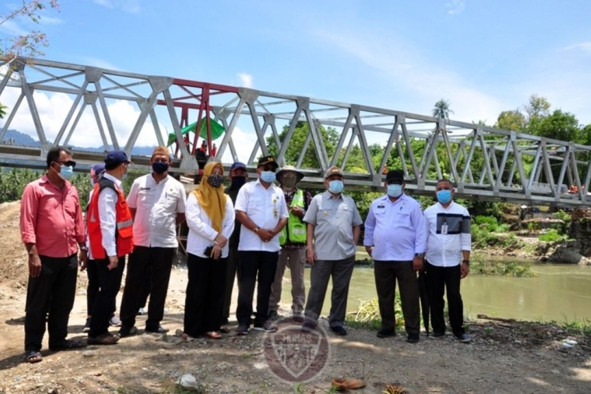 Pembangunan Jembatan Molindogupo mencapai 85 persen