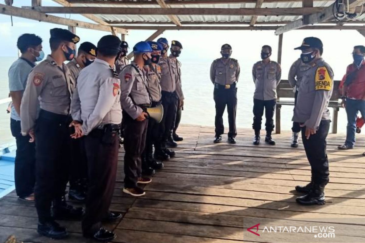 Polisi Bangka Selatan gelar patroli laut Sukadamai