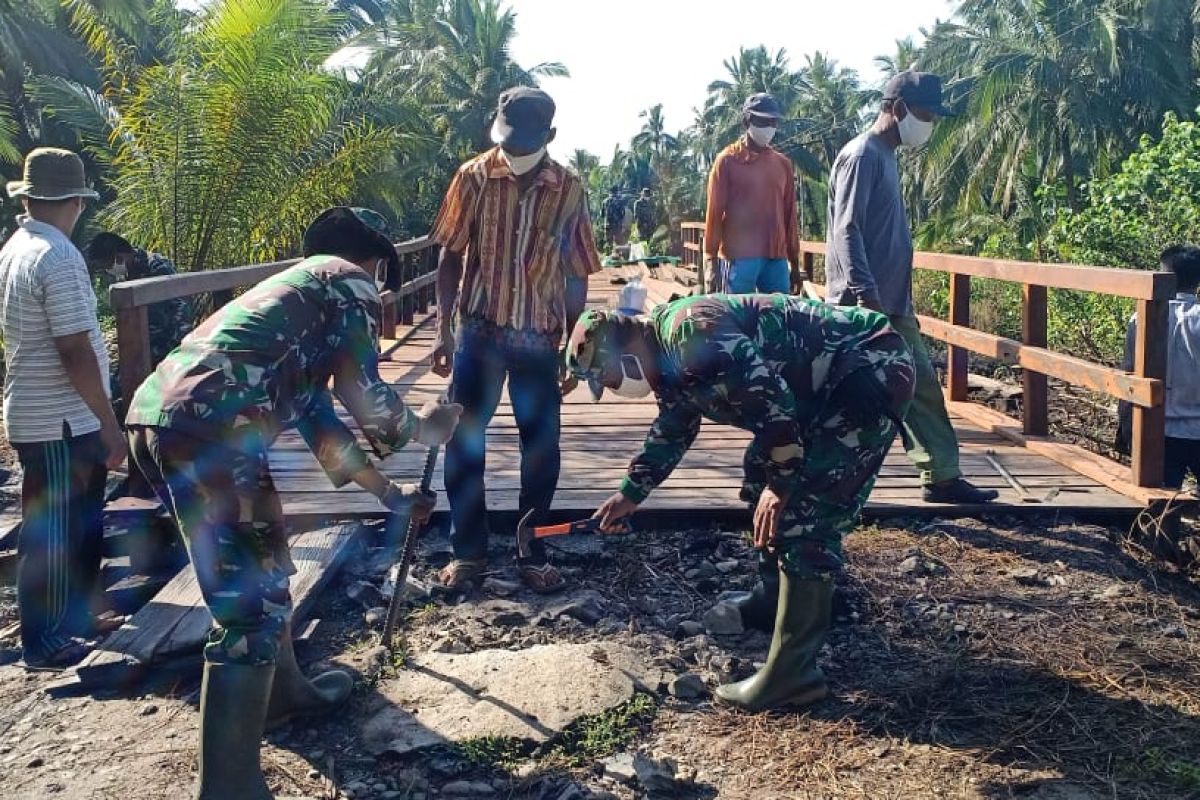 Masyarakat senang sasaran fisik TMMD sudah hampir rampung