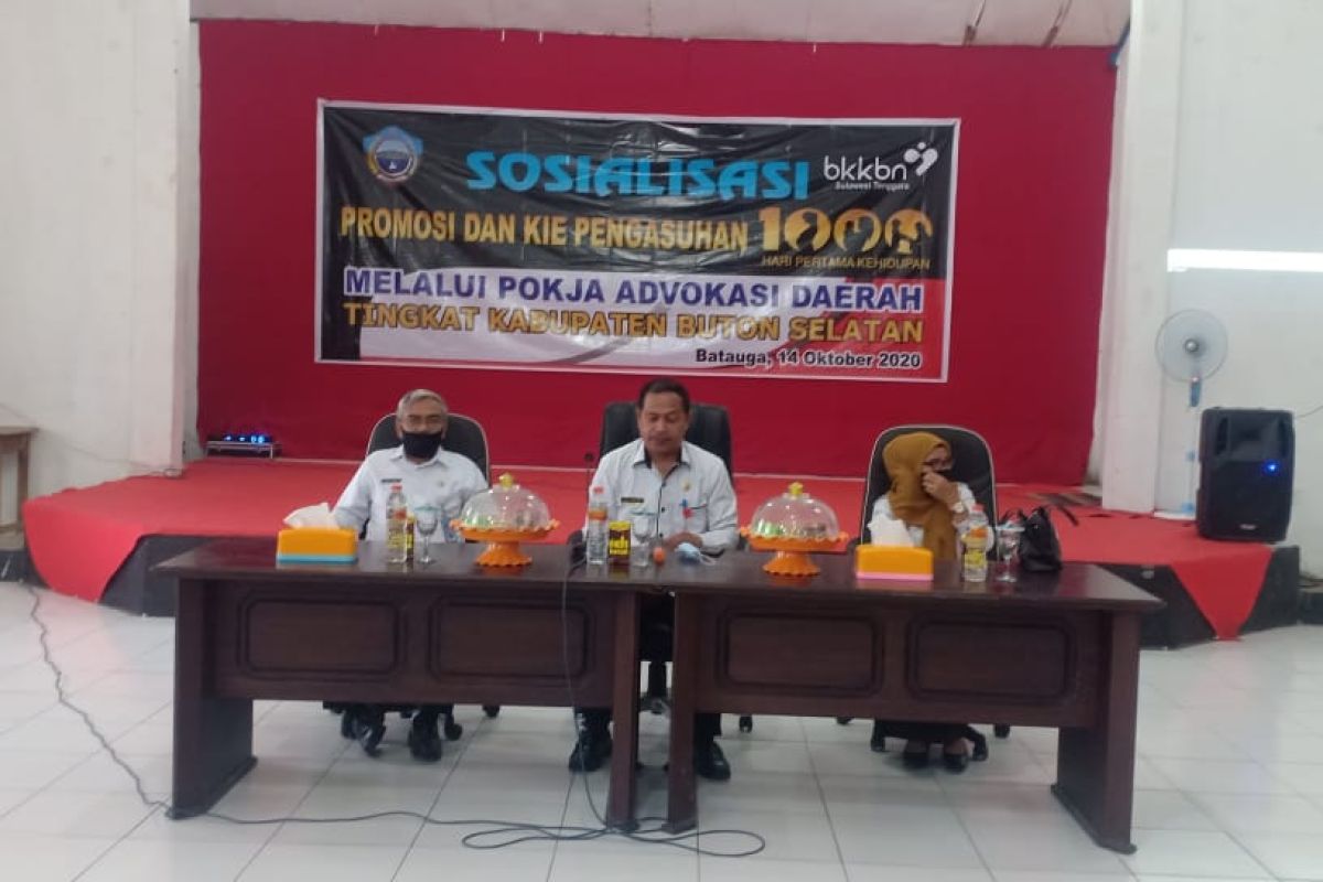 BKKBN Sultrta gelar sosialisasi pengasuhan 1000 HPK di Buton Selatan