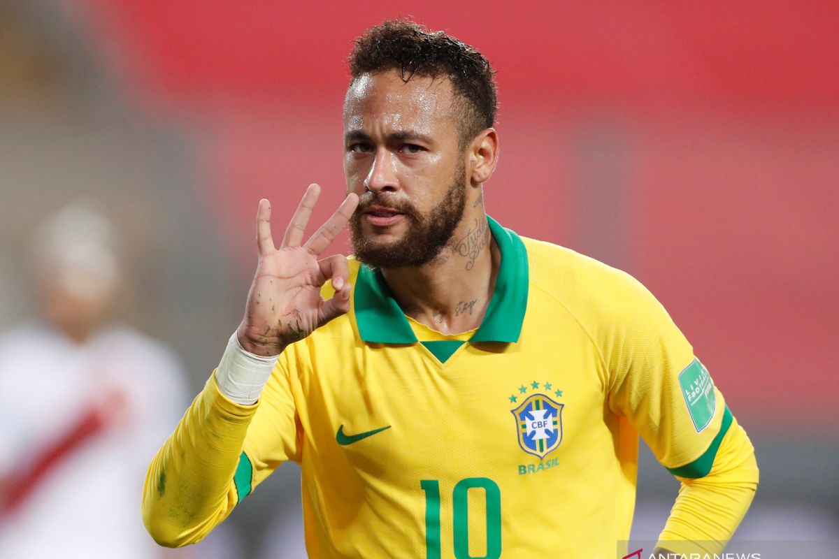 Neymar lampaui catatan gol Ronaldo