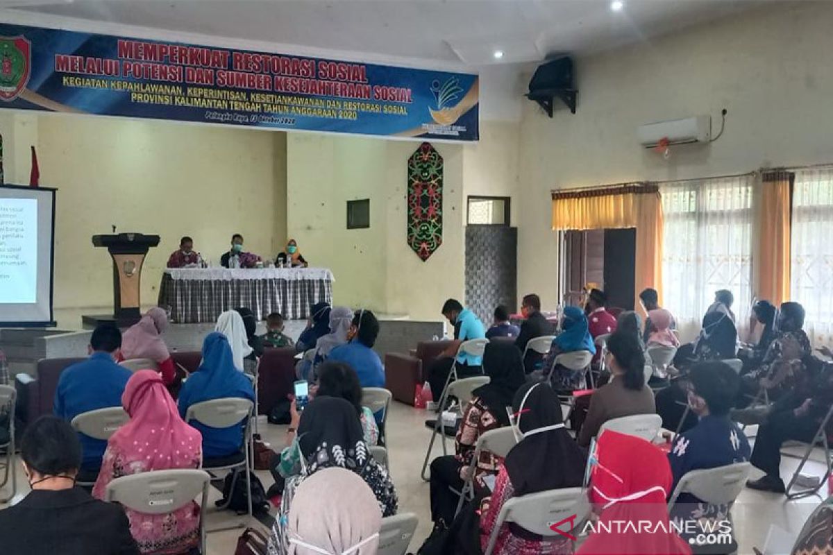 Dinsos Kalteng perkuat nilai-nilai restorasi sosial melalui ormas