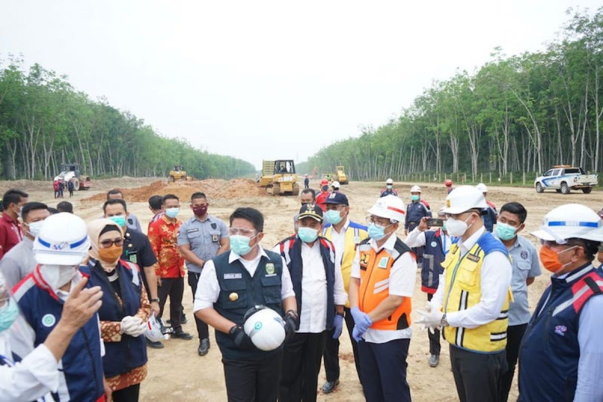 Waskita Sriwijaya Tol groundbreaking JTTS ruas Palembang-Betung