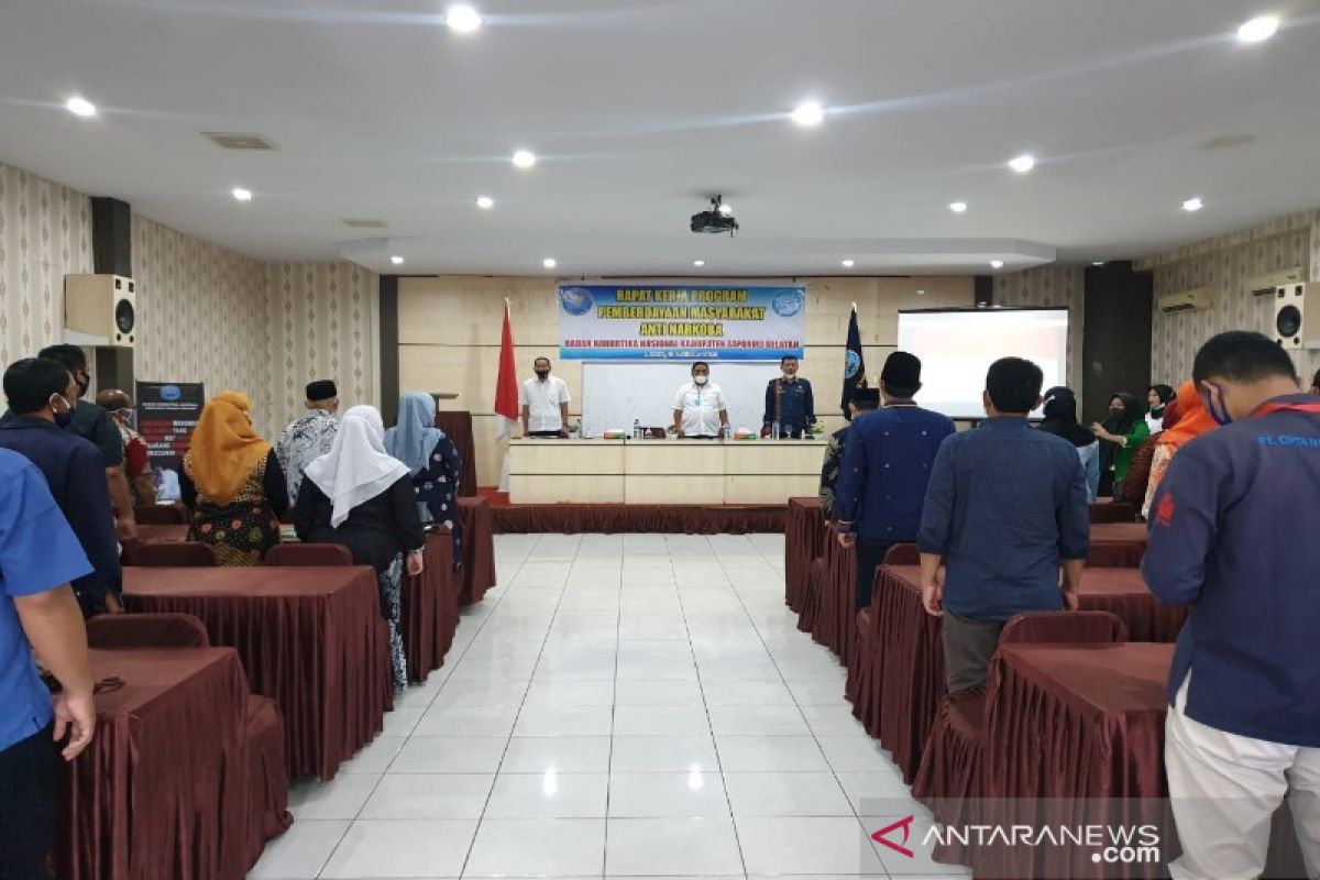 Pemkab Tapsel dukung BNNK bersihkan pelaku narkoba tanpa pandangbulu