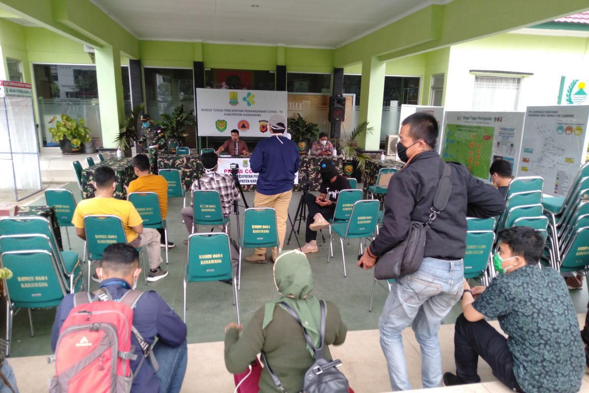 Kasus positif COVID-19 di Kabupaten  Karawang meningkat hingga 1.046 kasus