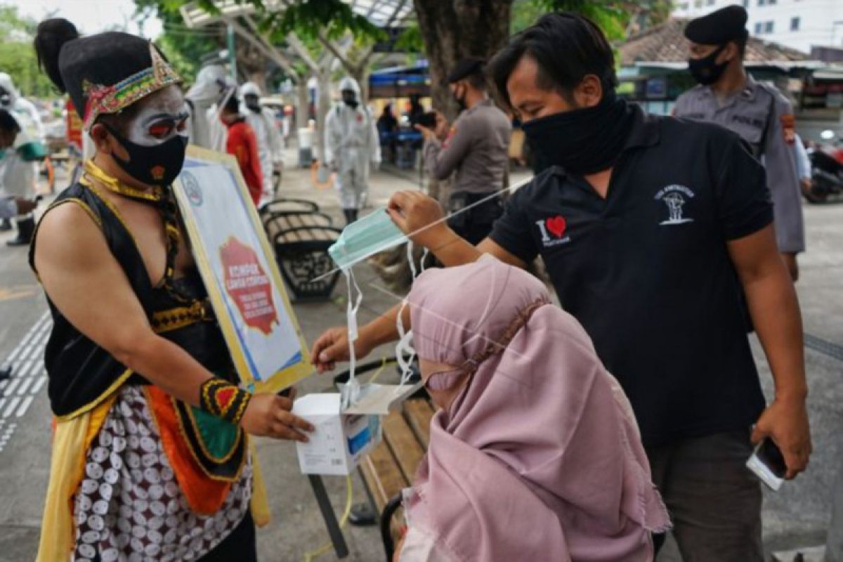 Pelanggaran penggunaan masker di DIY didominasi kalangan milenial