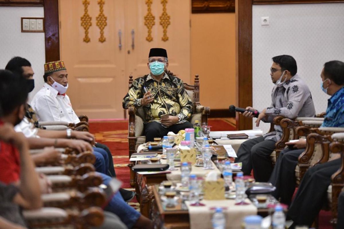 Plt Gubernur bahas Kesiapan PON Aceh-Sumut