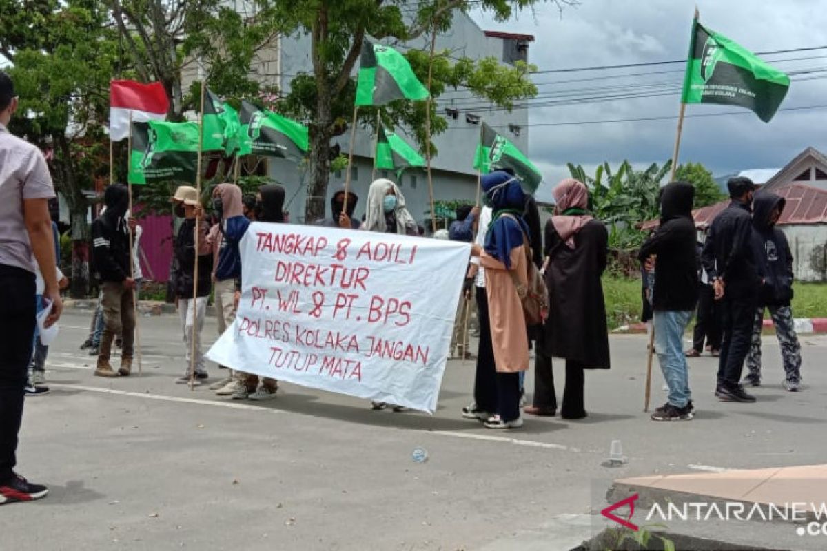 Aktivus HMI demo di Polres Kolaka