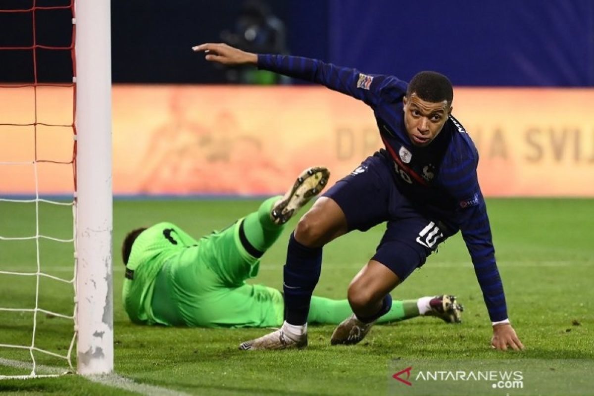 Gol Mbappe pastikan Tim Nasional Prancis menang 2-1 atas Kroasia