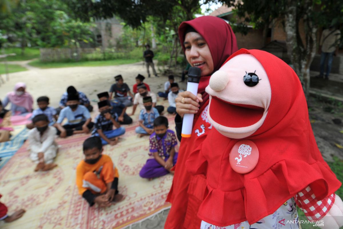 Forum Kemitraan sosialisasi pencegahan COVID-19 ke Suku Anak Dalam