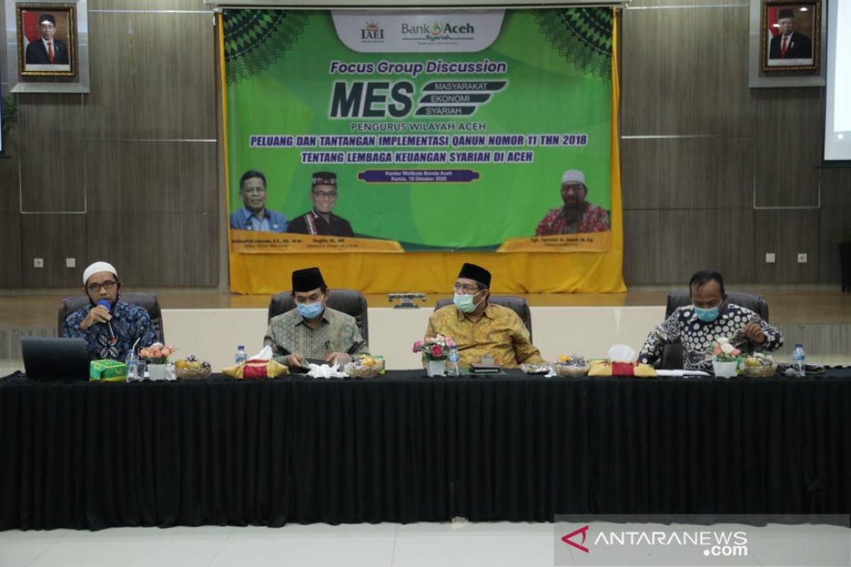 MES Aceh hadapi tantangan implementasi ekonomi syariah di 2021