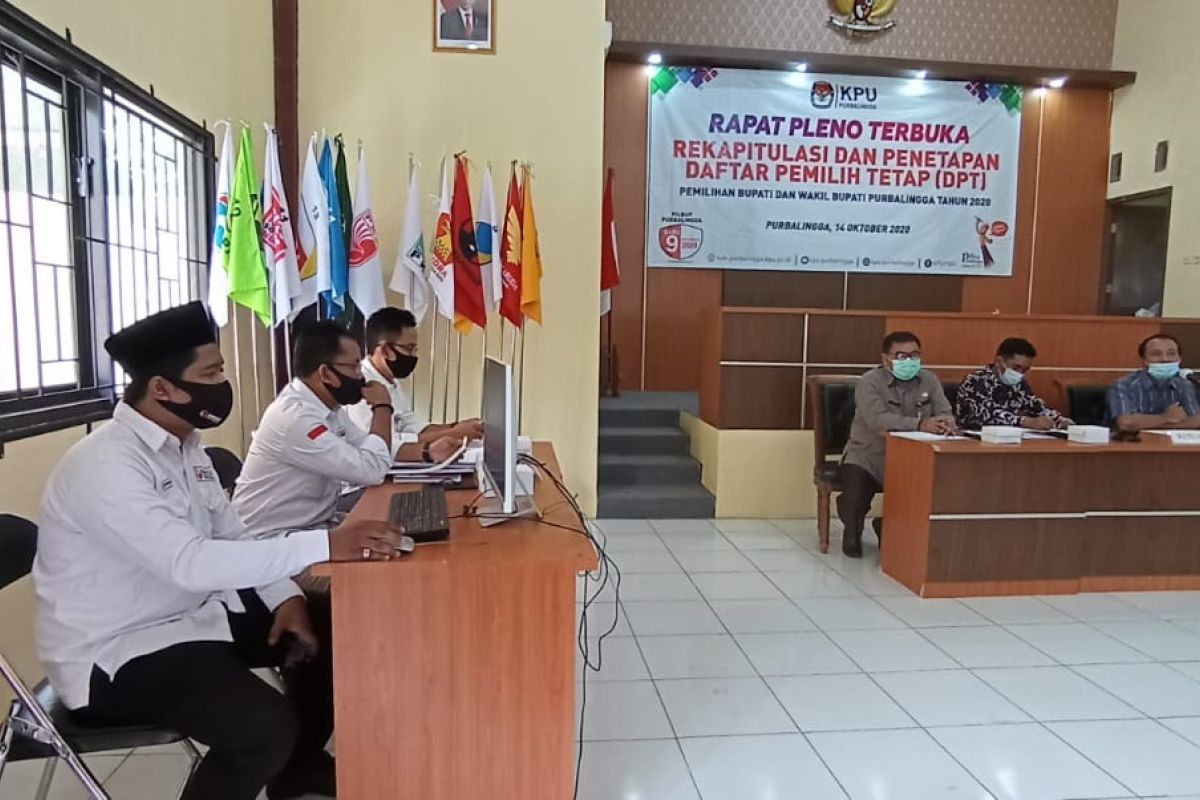 KPU Kabupaten Purbalingga tetapkan DPT sebanyak 743.546 pemilih