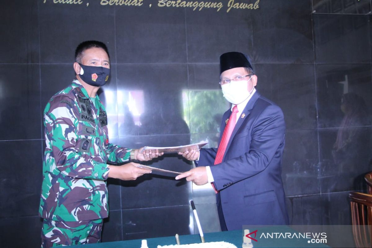 Korem dan Pemkot Gorontalo kerja sama bangun Sekolah Calon Bintara TNI-AD